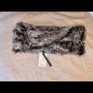 Brand New Faux fur infinity scarf